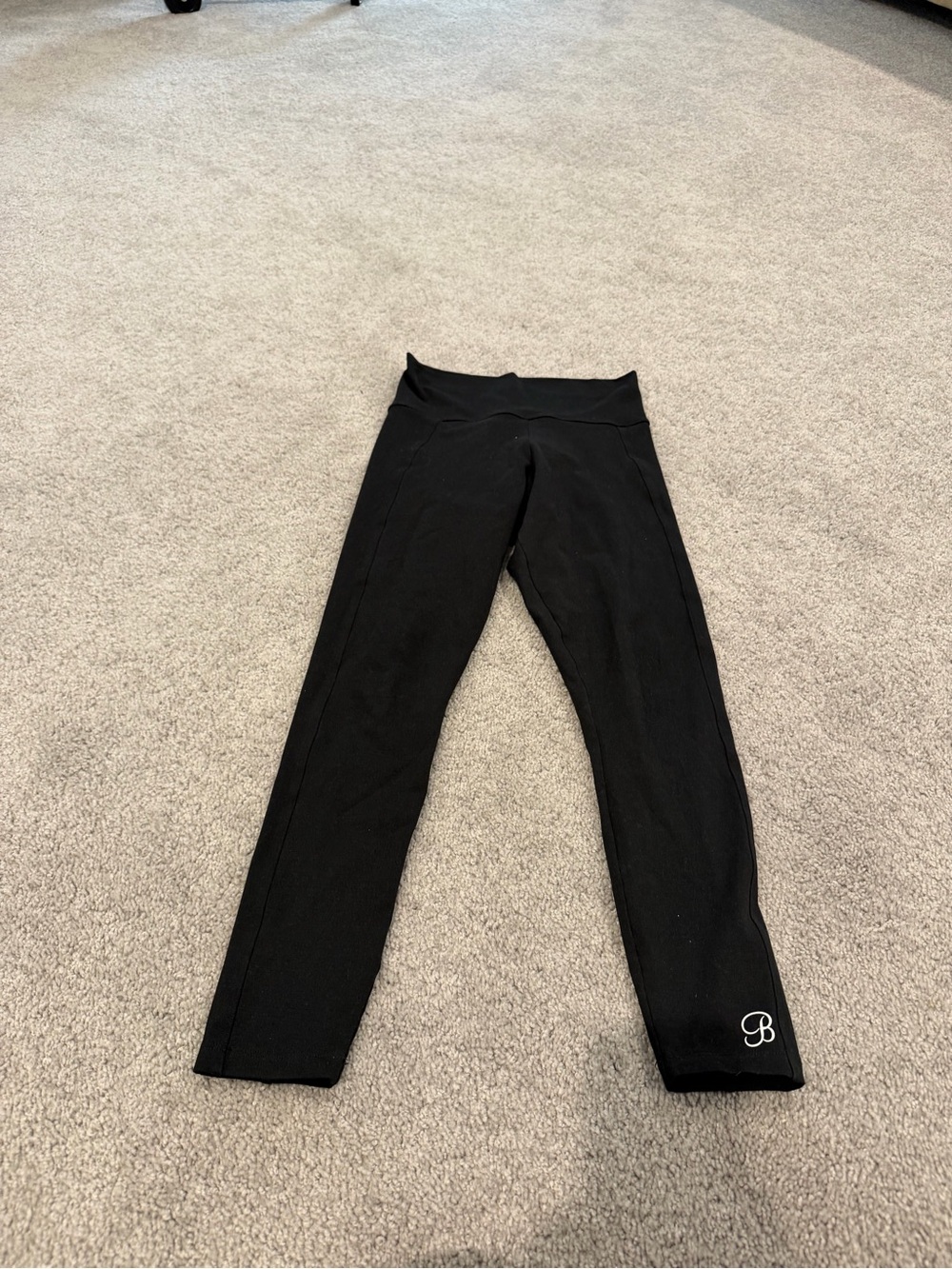 Bombshell Sportswear Black Leggings with 'B' Logo